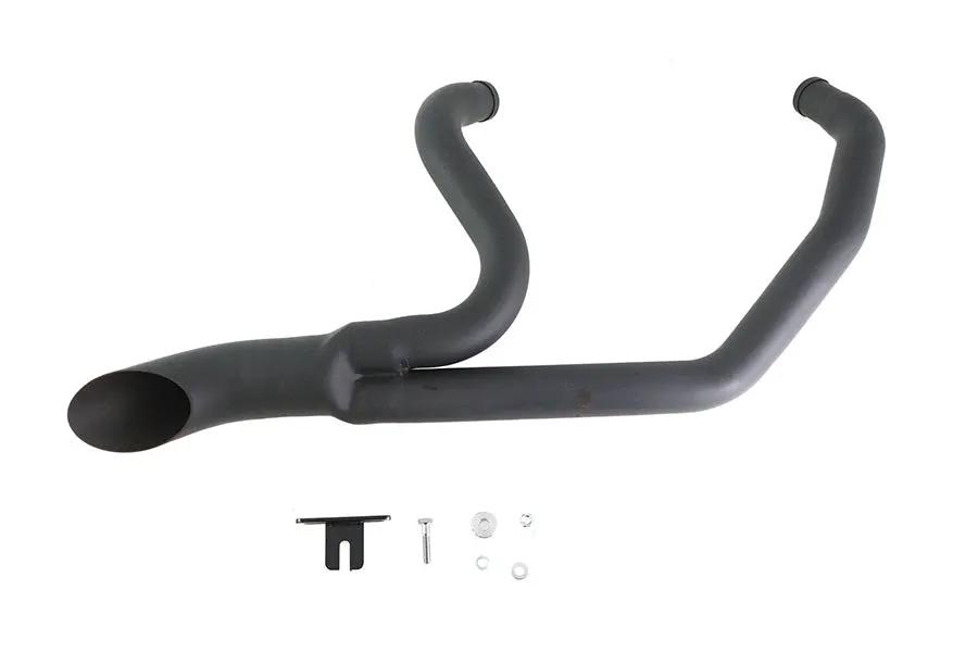 Wyatt Gatling Butte Exhaust System for Harley Davidson FLT models - Black Finish with 3-inch Turn Out End by Wyatt Gatling
