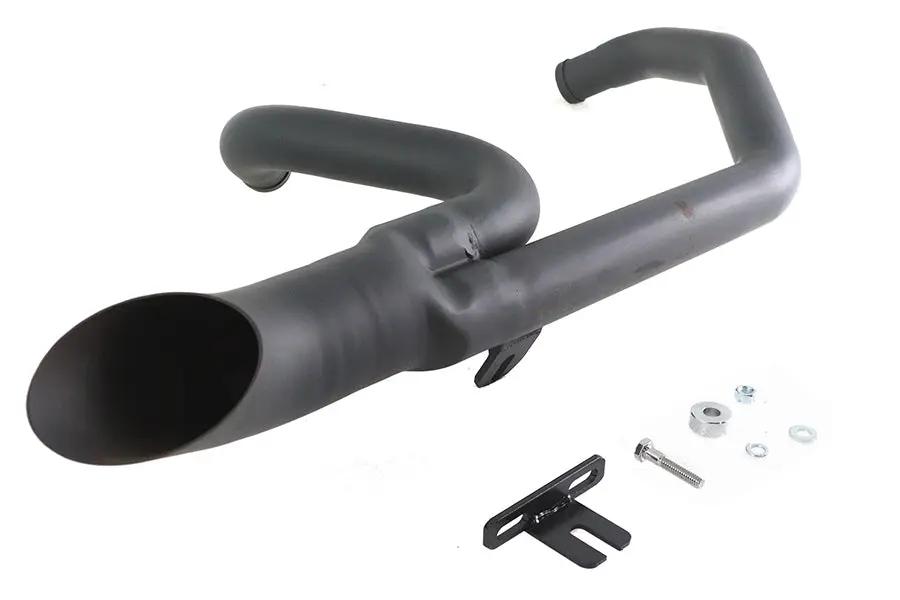 Wyatt Gatling Butte Exhaust System for Harley Davidson FLT models - Black Finish with 3-inch Turn Out End by Wyatt Gatling