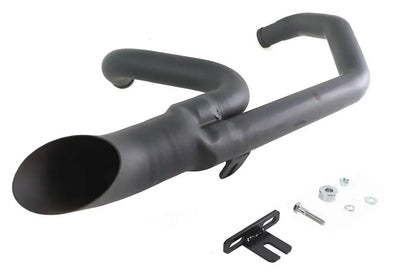 Wyatt Gatling Butte Exhaust System for Harley Davidson FLT models - Black Finish with 3-inch Turn Out End by Wyatt Gatling