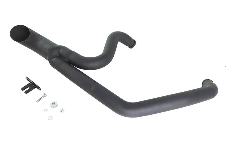 Wyatt Gatling Butte Exhaust System for Harley Davidson FLT models - Black Finish with 3-inch Turn Out End by Wyatt Gatling