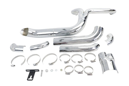 V-Twin Speedster 1-3/4 inch 2 into 1 Exhaust Header Set Chrome for Harley Davidson FLT by V-Twin