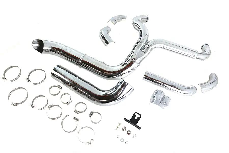 V-Twin Speedster 1-3/4 inch 2 into 1 Chrome Exhaust Header Set for Harley Davidson FLT by V-Twin