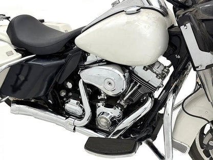 V-Twin Cyclone 1-3/4 inch 2 into 1 Chrome Exhaust Header Set for Harley Davidson FXST by V-Twin