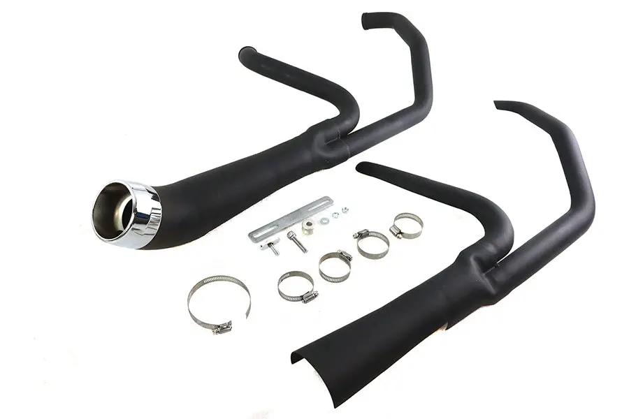 V-Twin Cyclone 1-3/4 Inch 2 into 1 Exhaust Header Set for Harley Davidson FXST by V-Twin