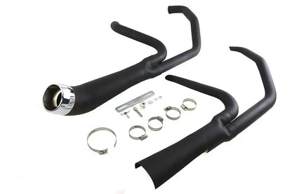 V-Twin Cyclone 1-3/4 Inch 2 into 1 Exhaust Header Set for Harley Davidson FXST by V-Twin