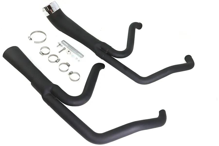 V-Twin Cyclone 1-3/4 Inch 2 into 1 Exhaust Header Set for Harley Davidson FXST by V-Twin