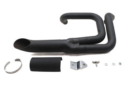 V-Twin 29-2137 Factory Sample Wyatt Gatling Lake Style Black Exhaust System for Harley-Davidson XL