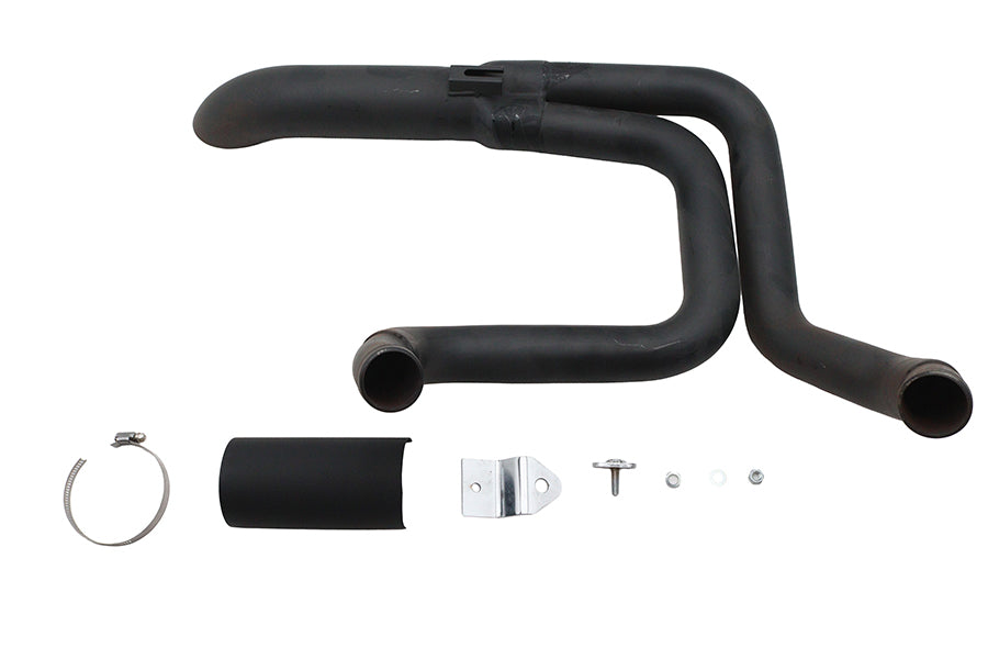 V-Twin 29-2137 Factory Sample Wyatt Gatling Lake Style Black Exhaust System for Harley-Davidson XL