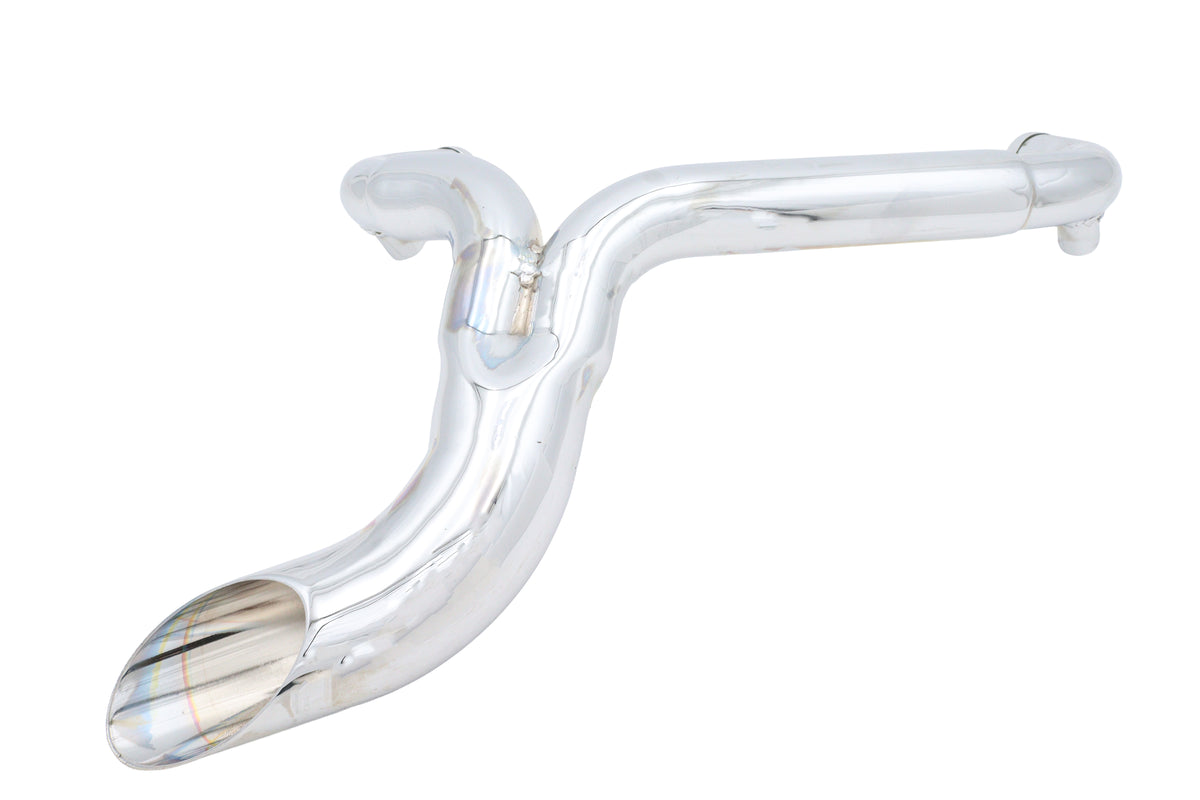 V-Twin 29-2141 Factory Sample Ground Pounder Exhaust System Chrome for Harley-Davidson FLT