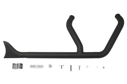 V-Twin 8147 1-3/4 Inch Black 2 into 1 Exhaust Header Set for Harley Davidson FXST by V-Twin