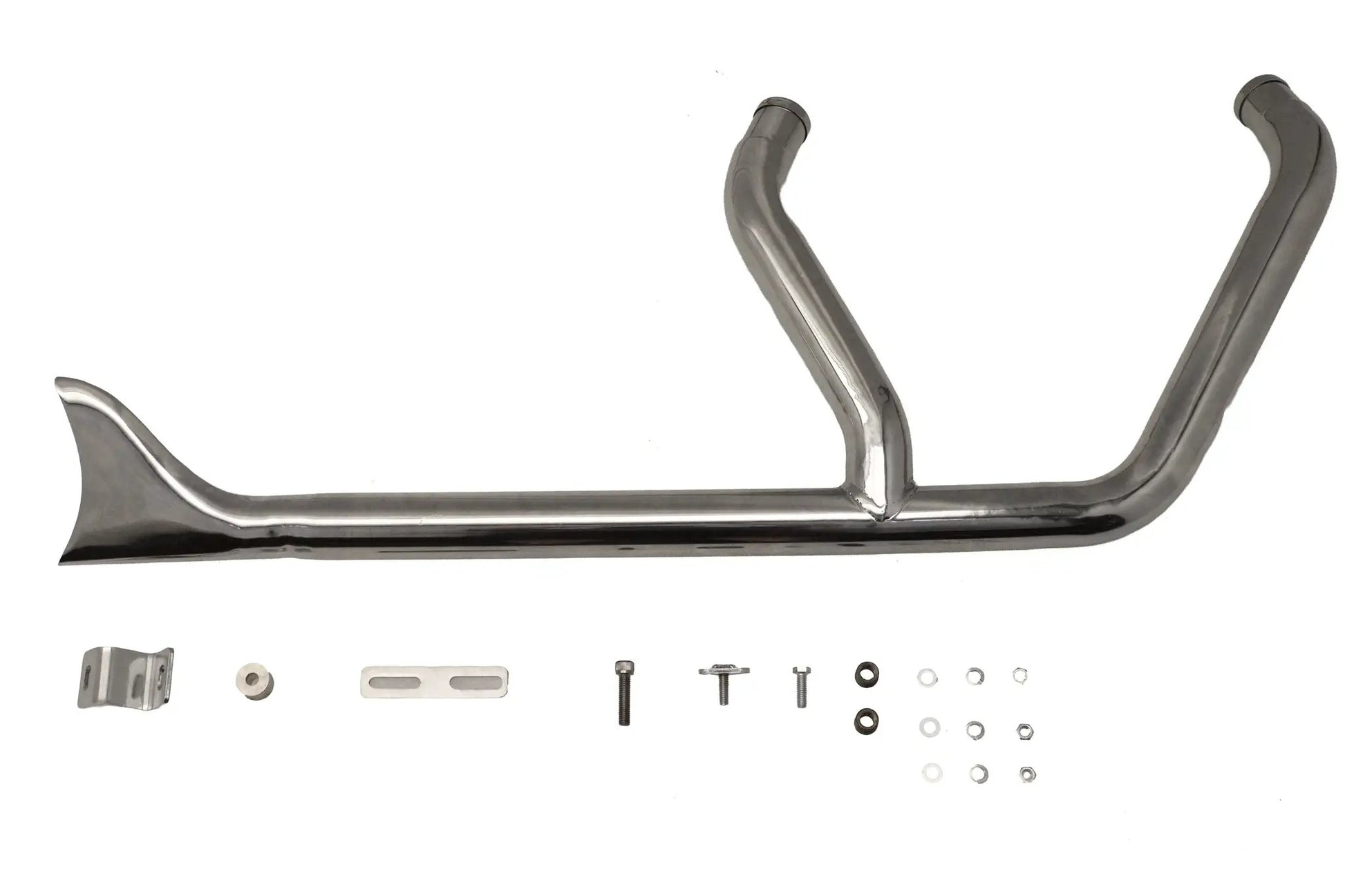V-Twin 8150 1-3/4 Inch 2 into 1 Chrome Exhaust Header Set for Harley Davidson FXST by V-Twin