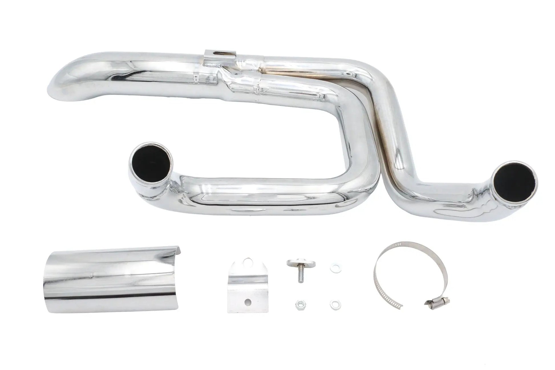 V-Twin Wyatt Gatling Lake Style Chrome Exhaust System for Harley Davidson XL Models by V-Twin