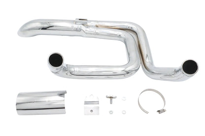 V-Twin Wyatt Gatling Lake Style Chrome Exhaust System for Harley Davidson XL Models by V-Twin