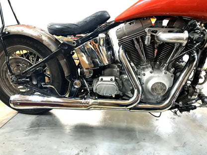 V-Twin Wyatt Gatling Holeshot Exhaust Set Chrome for Harley Davidson FXST (2006-2015) by V-Twin