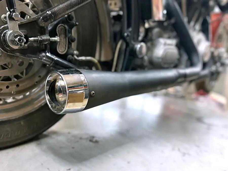 V-Twin Wyatt Gatling Holeshot Exhaust Set Black for Harley Davidson FXST (1985-1994) by V-Twin