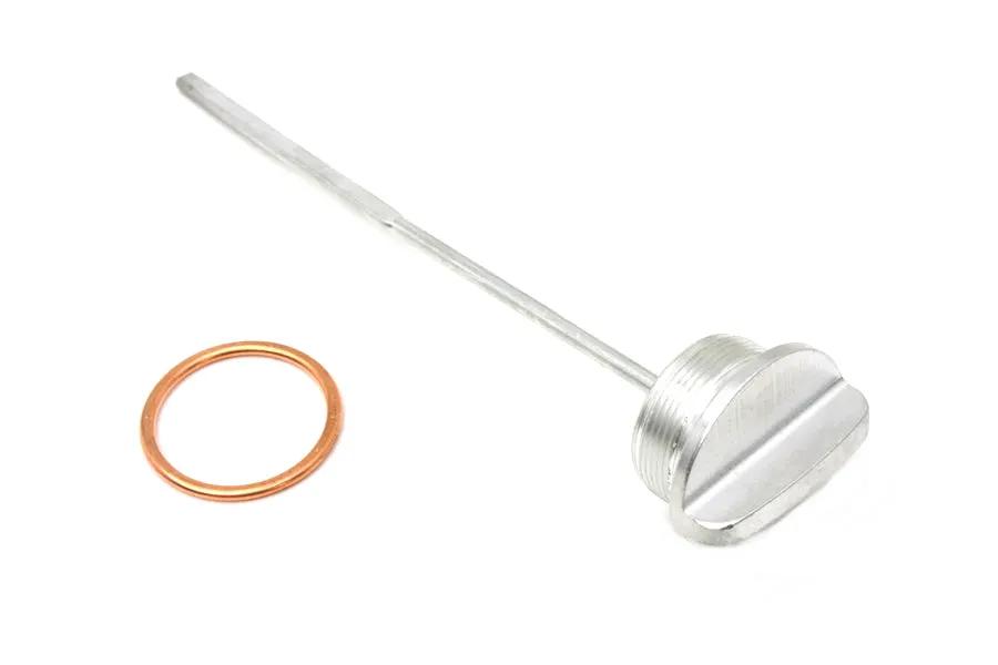 Colony Cadmium Plated Oil Tank Filler Cap and Gauge Kit for Harley Davidson EL and FL (1936-1940) by Colony
