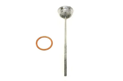 Colony Cadmium Plated Oil Tank Filler Cap and Gauge Kit for Harley Davidson FL Models by Colony