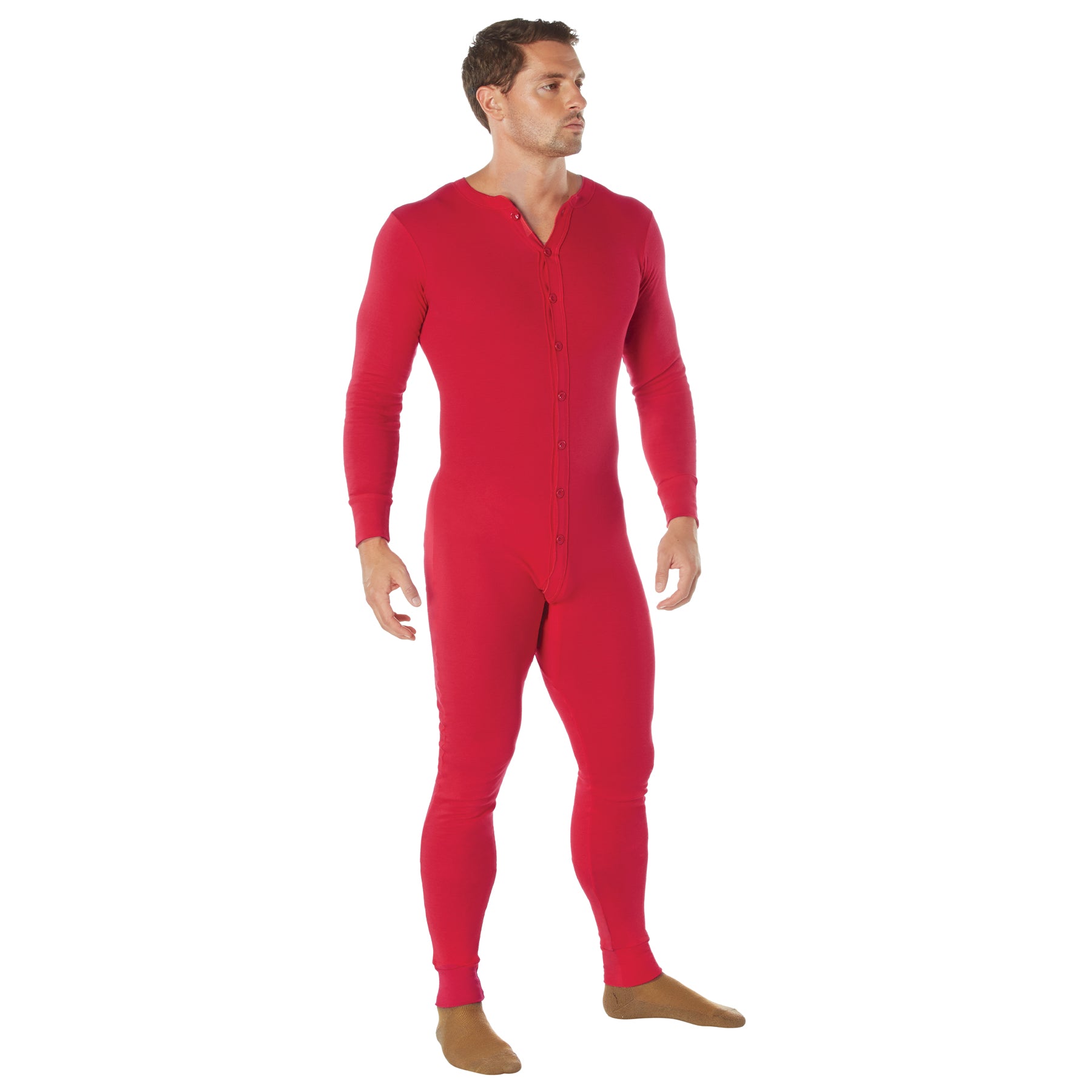 Rothco Union Suit Size Small – Classic Thermal One-Piece for Cold Weather Comfort
