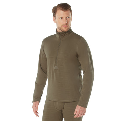 Rothco ECWCS Gen III Mid-Weight Underwear Top (Level II) AR 670-1 Coyote Brown Size Small