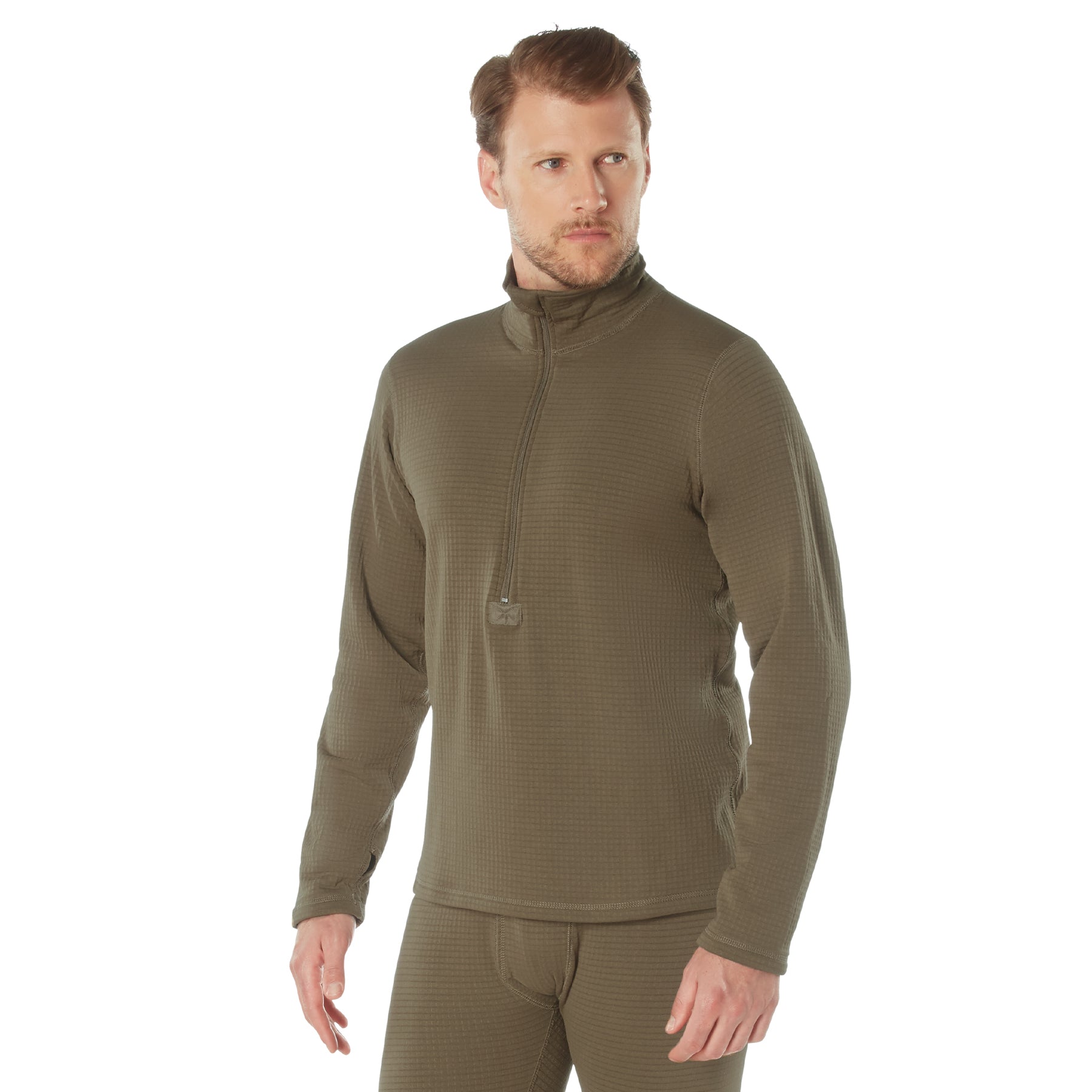 Rothco ECWCS Gen III Level II Underwear Top in Coyote Brown, 2XL – Thermal Base Layer for Cold Weather Activities