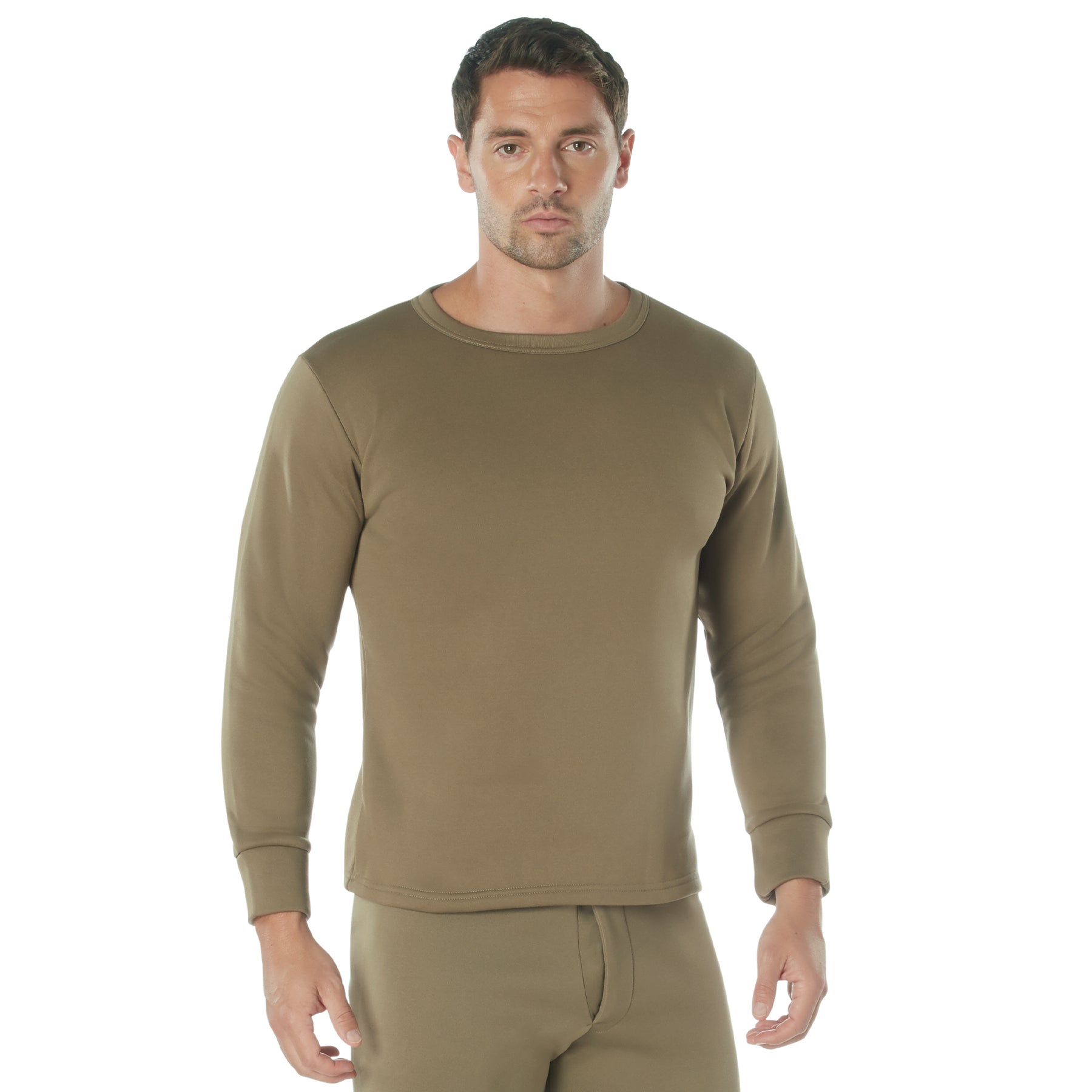 Rothco ECWCS Poly Crew Neck Top AR 670-1 Coyote Brown Size 3XL
