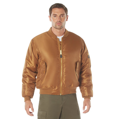 Rothco MA-1 Flight Jacket in Work Brown – Size XL