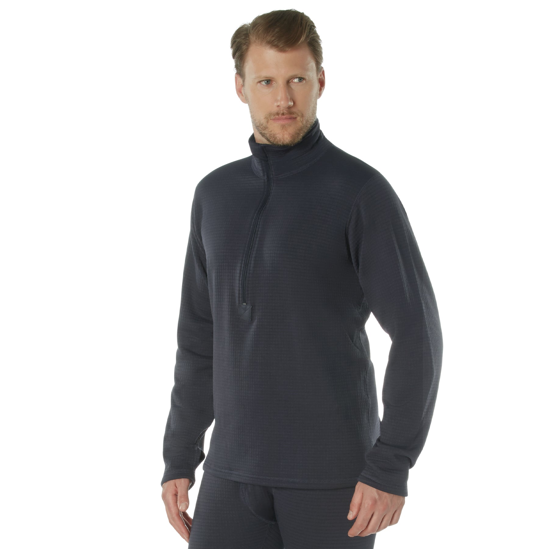 Rothco ECWCS Gen III Mid-Weight Underwear Top (Level II) for Cold Weather, 2XL Midnight Navy Blue