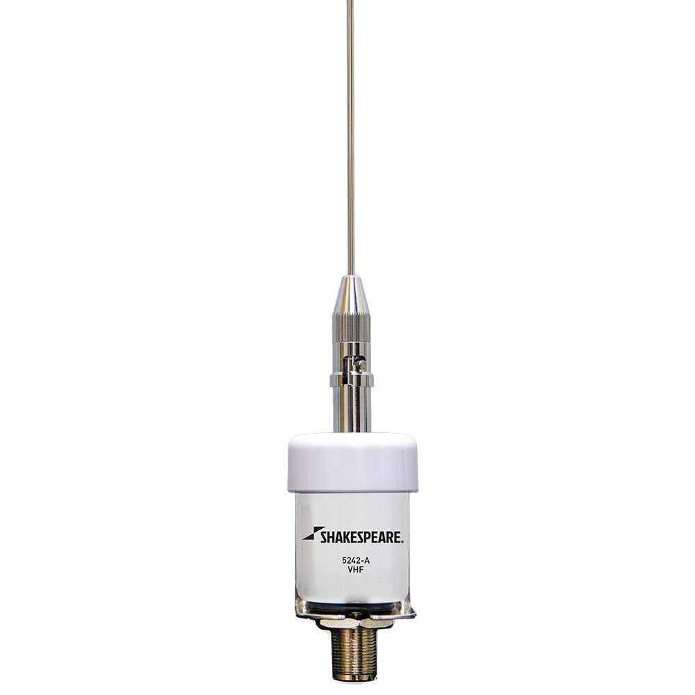 Shakespeare VHF 36-inch Stainless Steel Whip Low Profile End-Fed Antenna - Part 5242-A