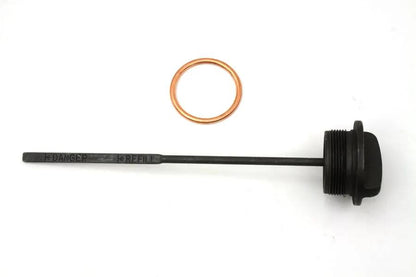 Colony Parkerized Oil Tank Filler Cap and Gauge Kit for Harley Davidson EL & FL Models by Colony