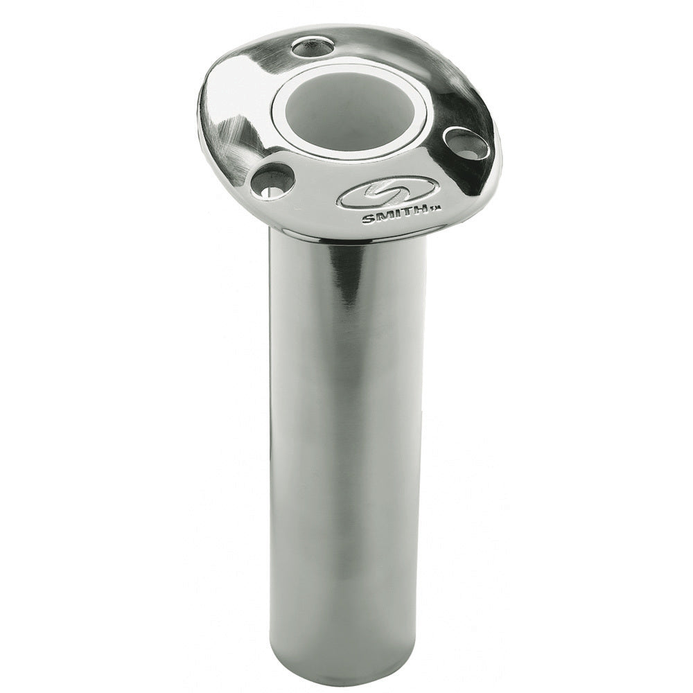 C.E. Smith Flush Mount Stainless Steel Rod Holder - 0 Degree, Part #53670A