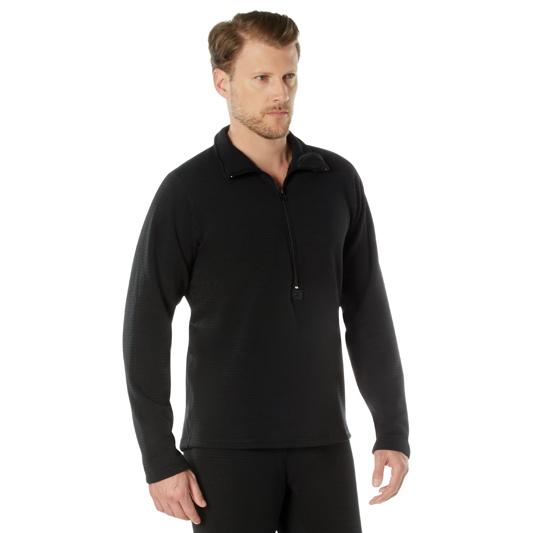 Rothco ECWCS Gen III Mid-Weight Underwear Top (Level II) Black Size 2XL