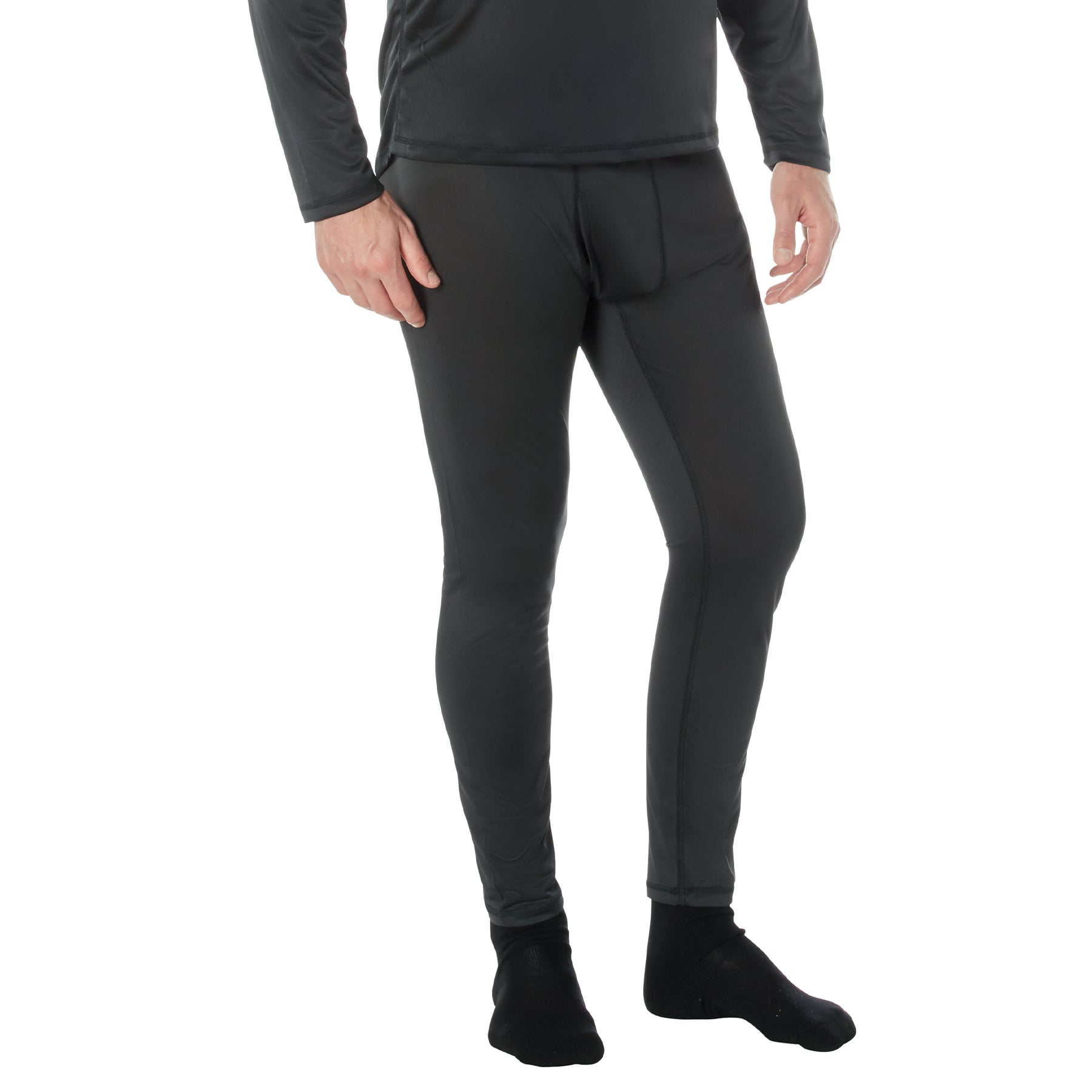 Rothco Gen III Silk Weight Underwear Top - Black, Size Medium