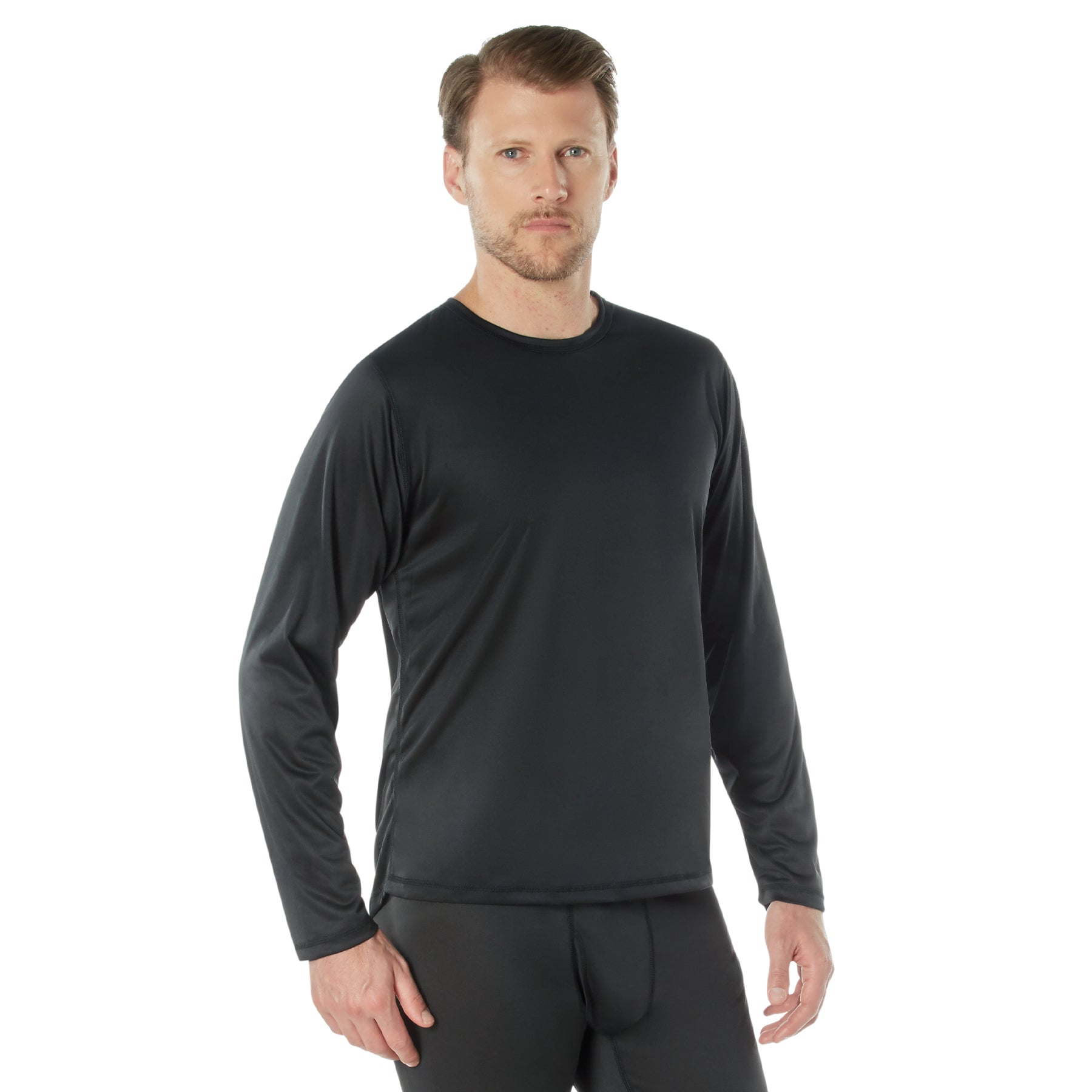 Rothco Gen III Silk Weight Underwear Top - Black, Size Medium