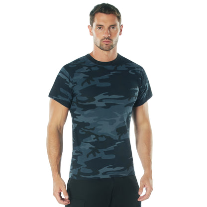 Rothco Camo T-Shirt in Midnight Blue Camo – Size Medium