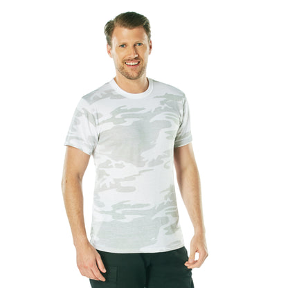 Rothco White Camo T-Shirt Size 3XL – Durable Military-Style Camouflage Tee
