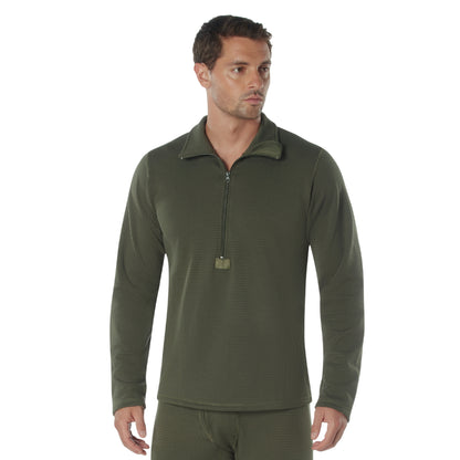 Rothco ECWCS Gen III Mid-Weight Underwear Top (Level II) Olive Drab Size L