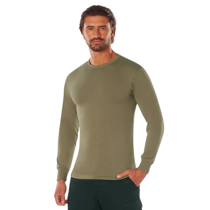 Rothco Long Sleeve Solid T-Shirt AR 670-1 Coyote Brown Size 2XL