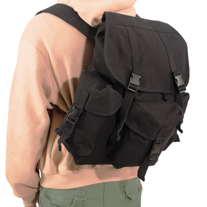 Rothco Canvas Outfitter Backpack - Durable 18x18x12 Inch Tactical Daypack
