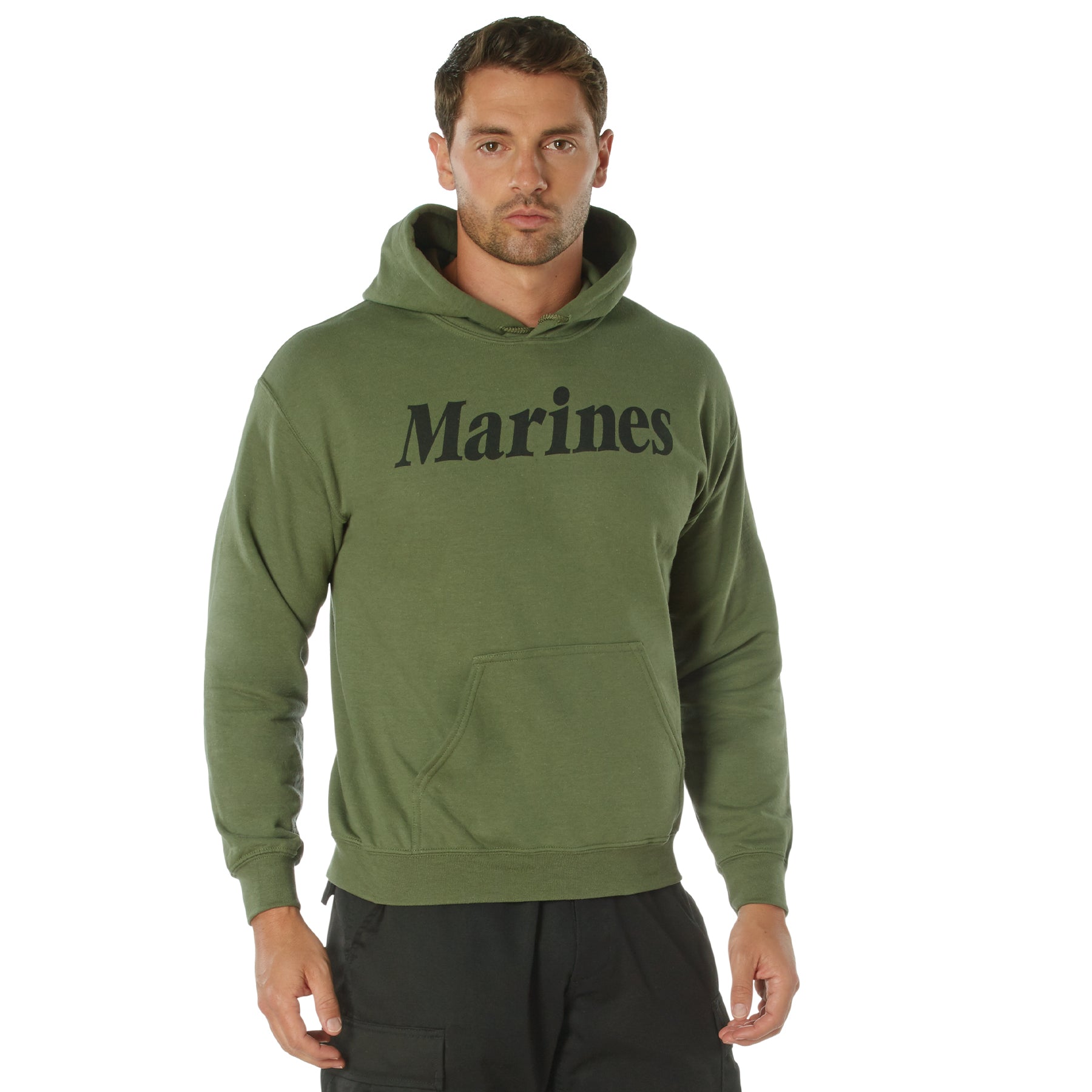 Rothco Marines Pullover Hooded Sweatshirt 2XL – Official USMC Licensed Hoodie for Men