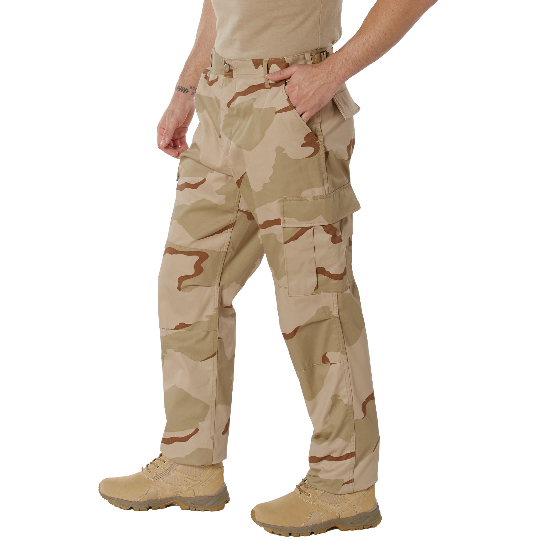 Rothco Camo Tactical BDU Pants Tri-Color Desert Camo Size Small