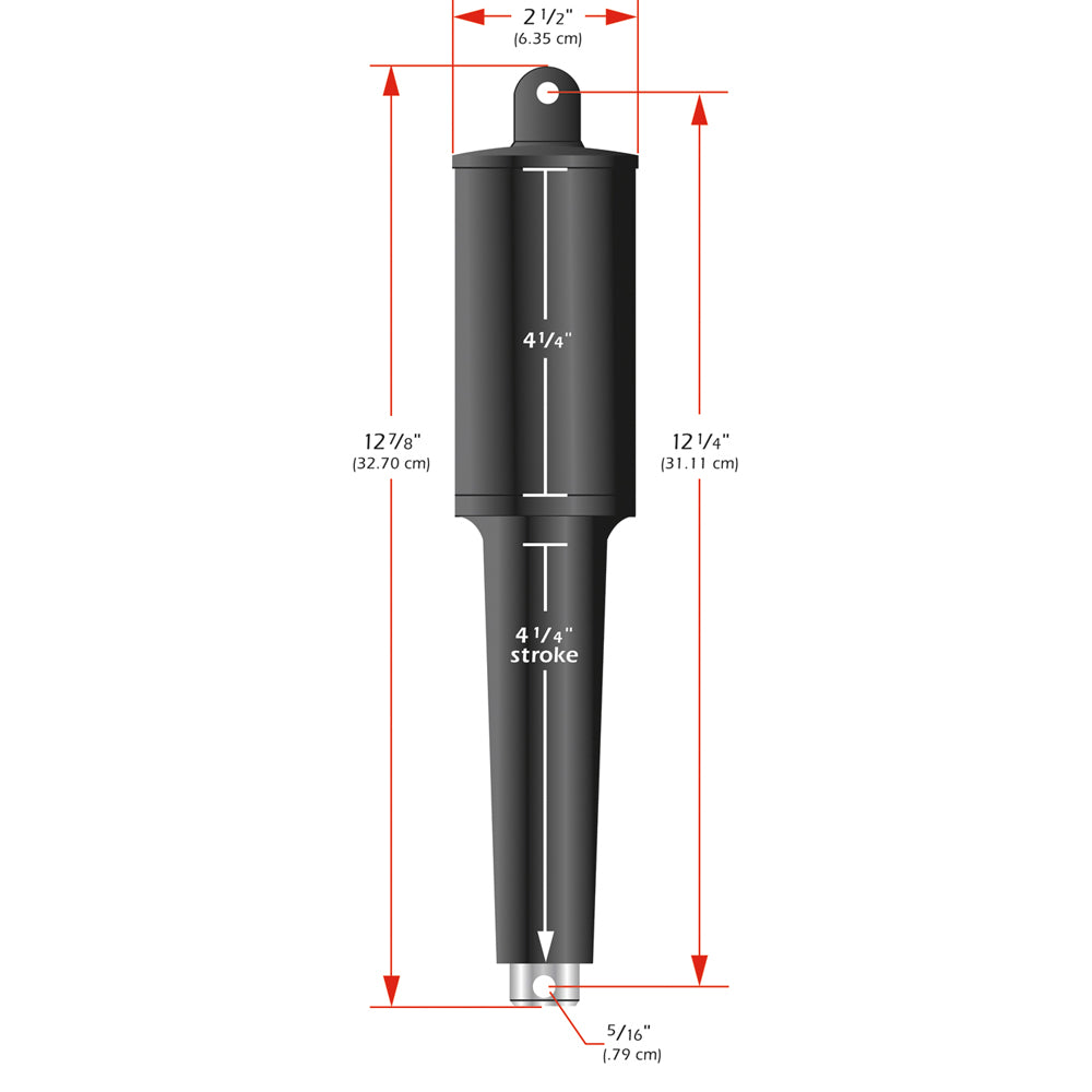 Lenco Marine 15060-001 102 XD Extreme Duty 12V Actuator with 4-1/4 inch Stroke and Mounting Hardware