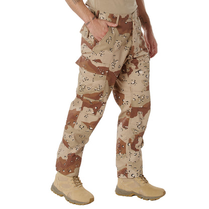 Rothco Camo Tactical BDU Pants 6-Color Desert Camo Size XS