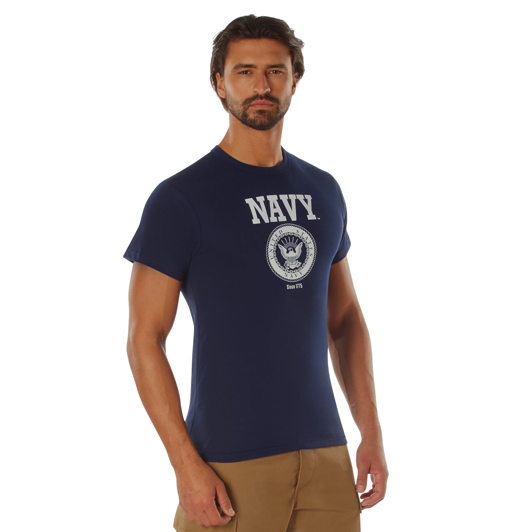 Rothco US Navy Emblem T-Shirt Size M - Officially Licensed Military Apparel