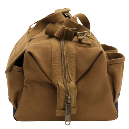 Rothco Renovator Tool Bag Work Brown – Heavy-Duty Canvas with Multiple Pockets and Adjustable Shoulder Strap