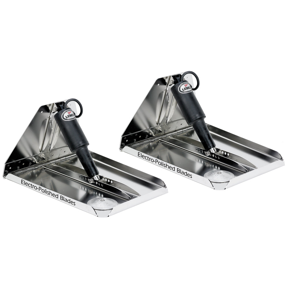 Lenco Marine 18" x 14" Heavy Duty Performance Trim Tab Kit with Electric Actuators - 12V