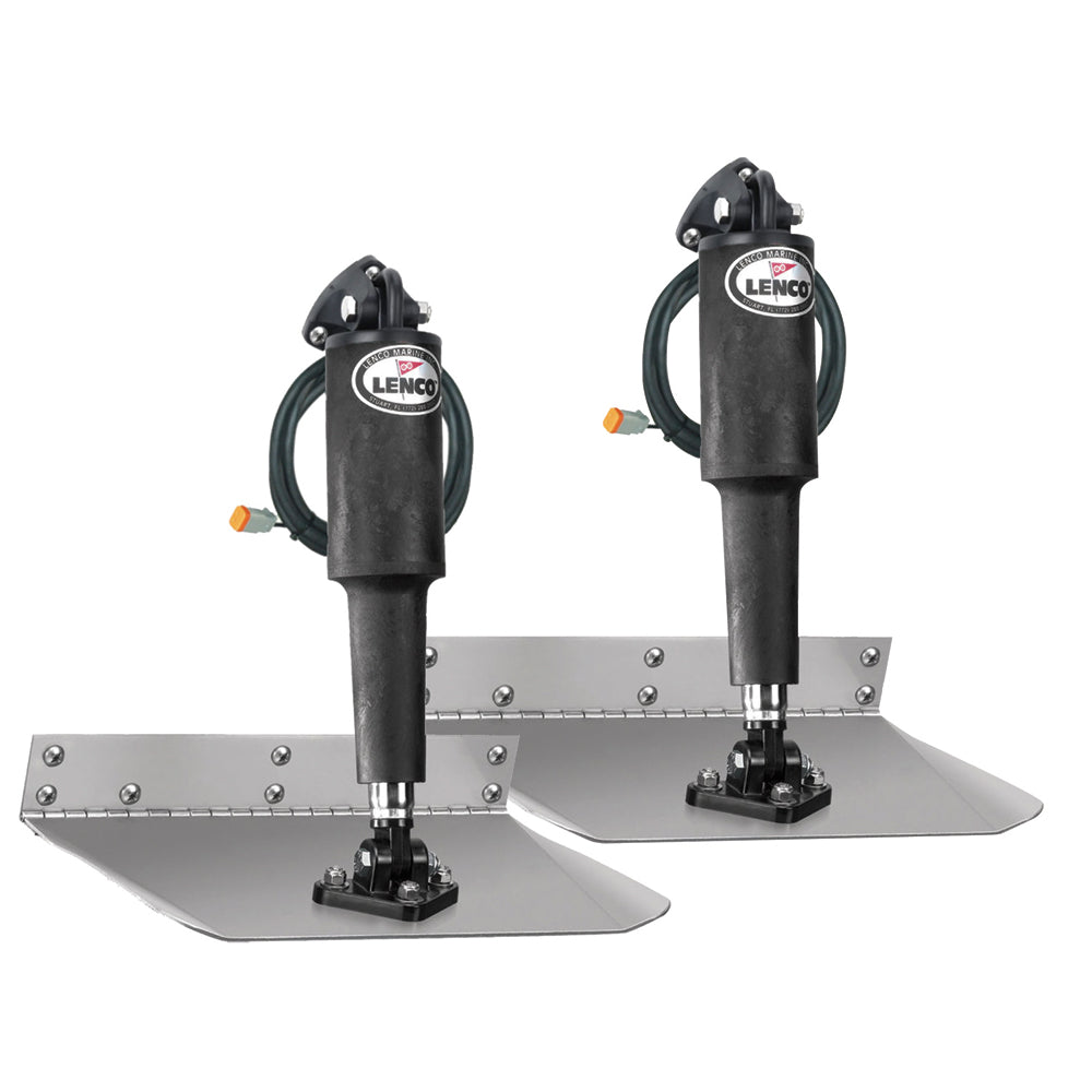 Lenco Marine 15001-101 9 x 12 Inch Electric Standard Mount Trim Tab Kit without Switch - 12V