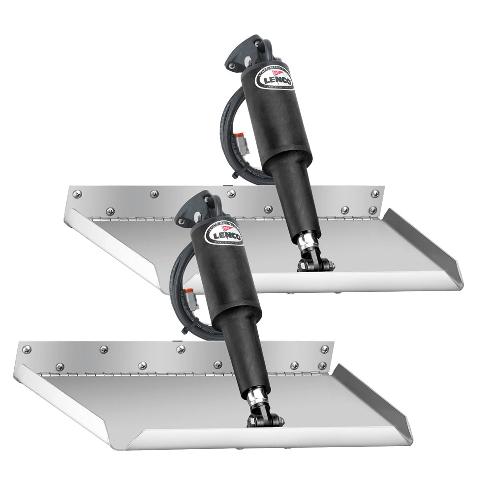 Lenco Marine 12" x 9" Edge Mount Trim Tab Kit without Switch - 12V