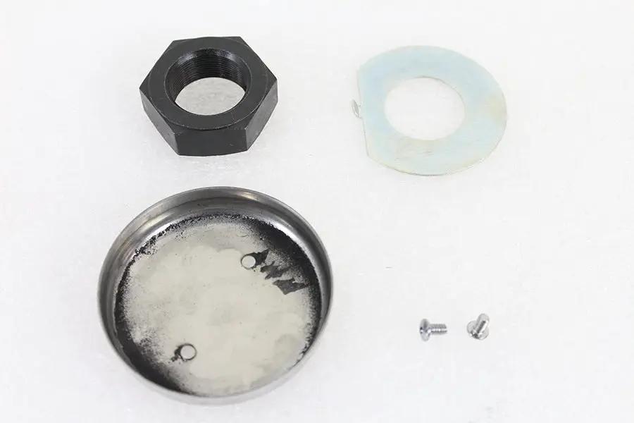 Colony Chrome Plated Stem Nut Kit for Harley Davidson Wideglide Models by Colony