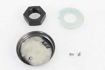 Colony Chrome Plated Stem Nut Kit for Harley Davidson Wideglide Models by Colony