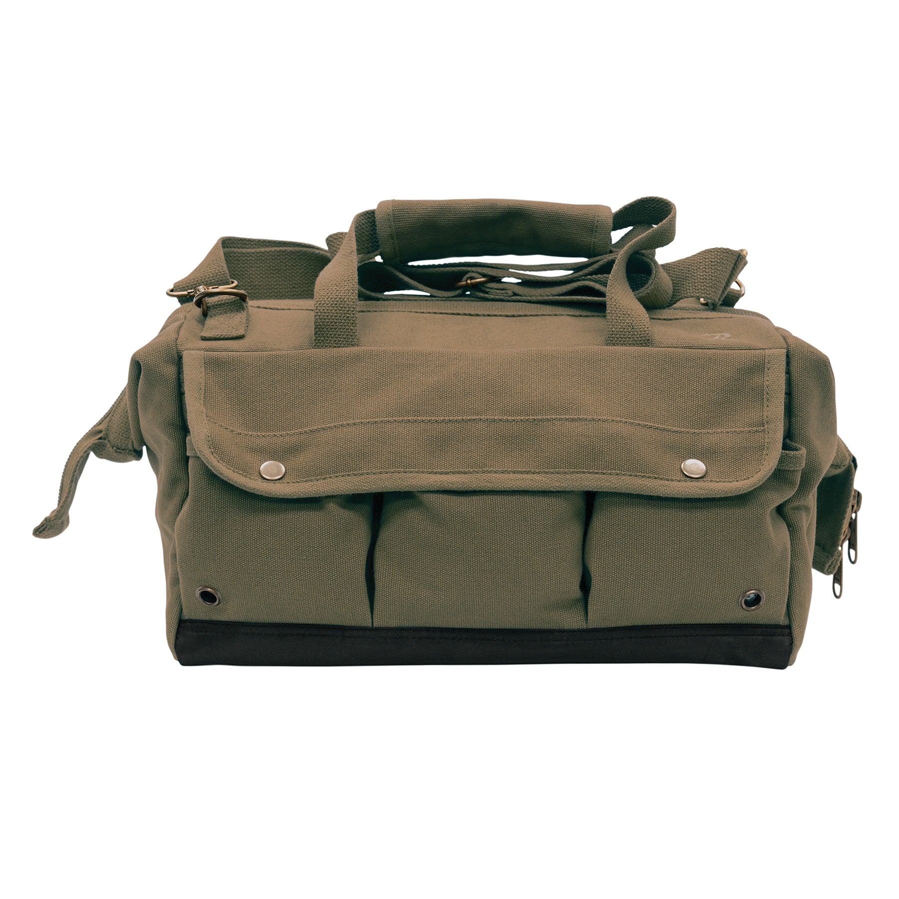 Rothco Renovator Tool Bag Olive Drab - 15 inch x 10 inch x 10 inch Heavyweight Canvas with Multiple Utility Pockets